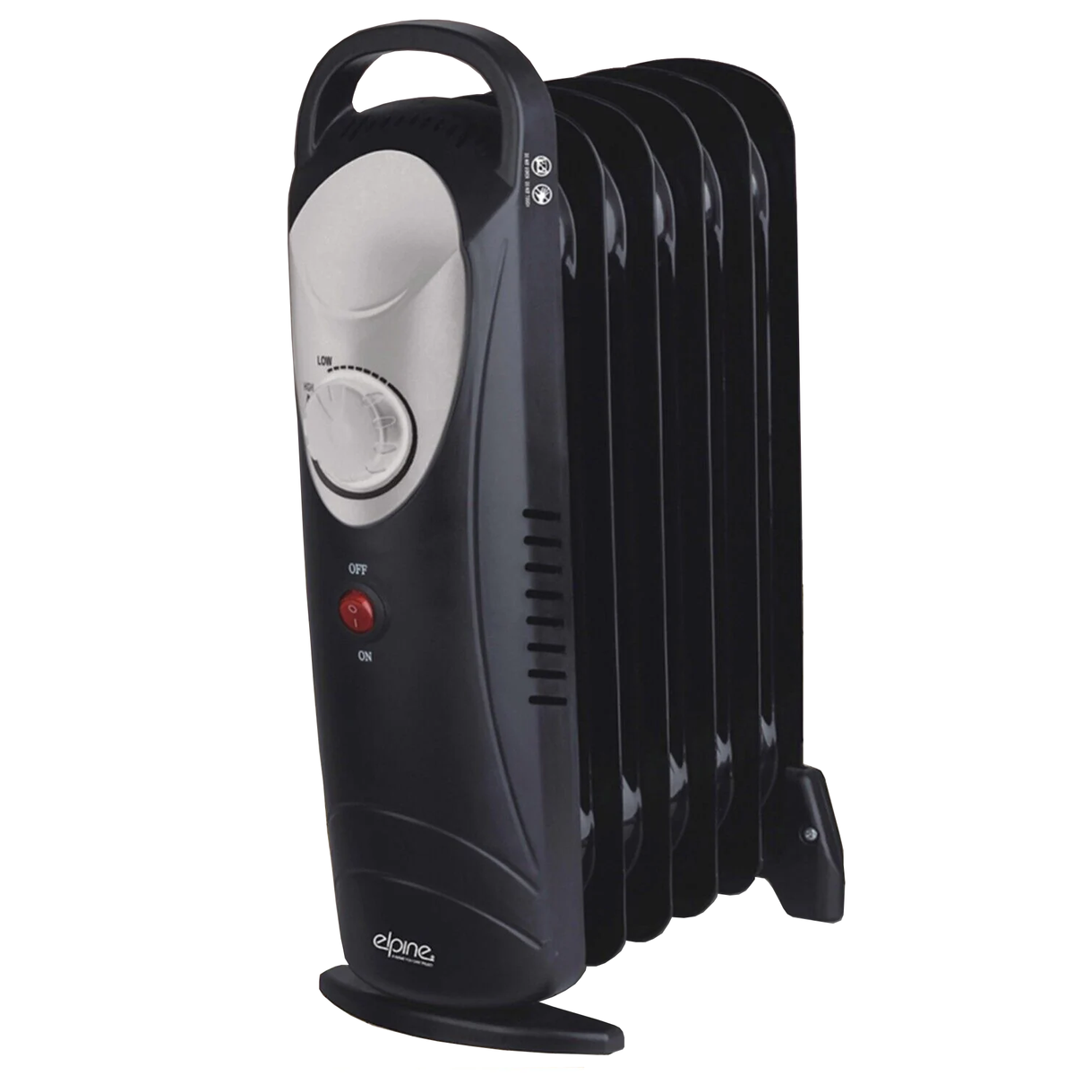 Lifestyle Elpine Black 6 Fin Oil Radiator | LFS31004C