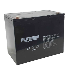 Platinum PAGM75-12 75Ah AGM Leisure Battery