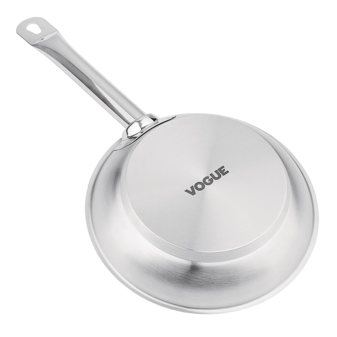 M924 Vogue Stainless Steel Induction Frying Pan 200mm