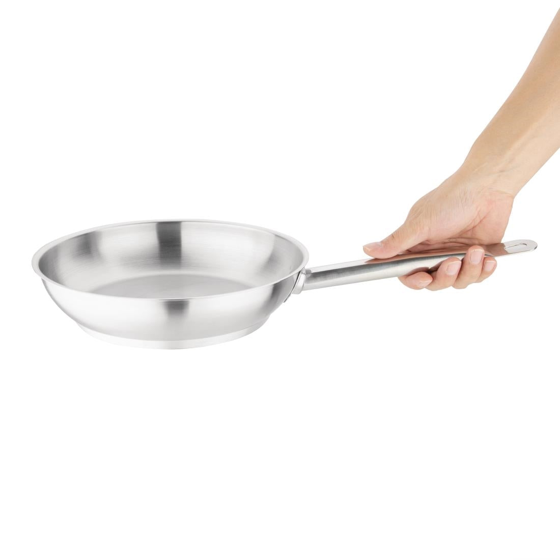 M925 Vogue Stainless Steel Induction Frying Pan 240mm