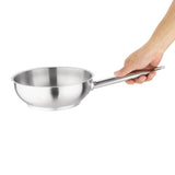 M947 Vogue Stainless Steel Saute Pan 200mm