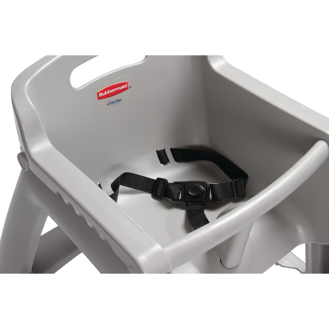 M959 Rubbermaid Sturdy Stacking High Chair Platinum