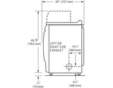 Maytag MDG28PRTGW 10.5kg Front Loader Gas Vented Dryer