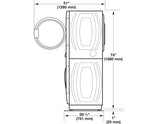 Maytag MLE22PRTGW 10.5kg Ready Stacked Washer and Dryer