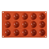 N936 Pavoni Formaflex Silicone Half Sphere Mould 15 Cup