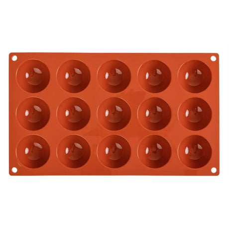 N936 Pavoni Formaflex Silicone Half Sphere Mould 15 Cup