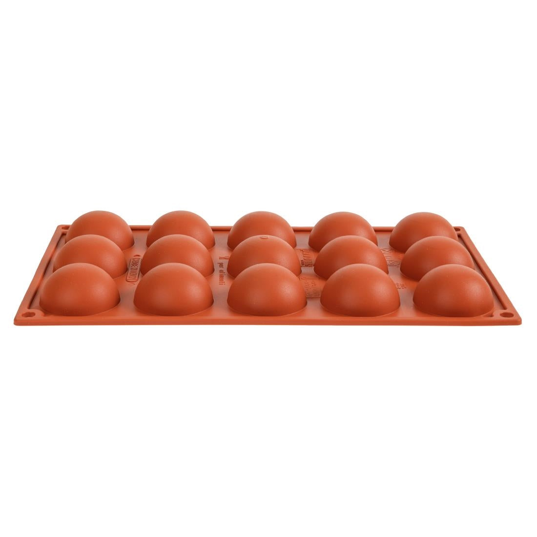 N936 Pavoni Formaflex Silicone Half Sphere Mould 15 Cup