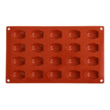 N939 Pavoni Formaflex Silicone Non-Stick Mini-Madeleine Mould 20 Cup