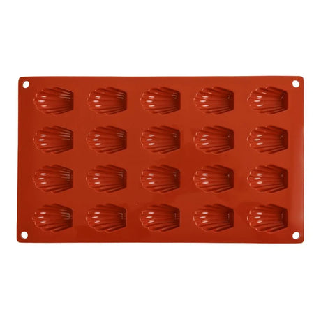 N939 Pavoni Formaflex Silicone Non-Stick Mini-Madeleine Mould 20 Cup