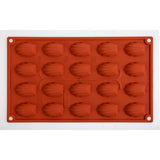 N939 Pavoni Formaflex Silicone Non-Stick Mini-Madeleine Mould 20 Cup