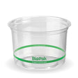 PLA BioBowl - Clear - 500ml - 500/ctn - clear - BioPak commercial catering consumable