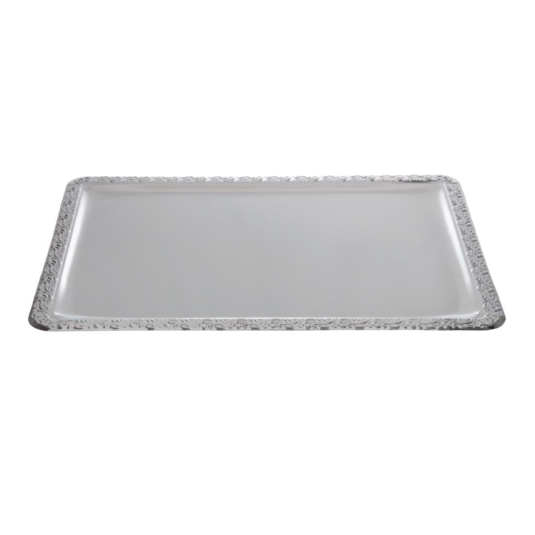 P006 APS Stainless Steel Rectangular Service Tray 500mm