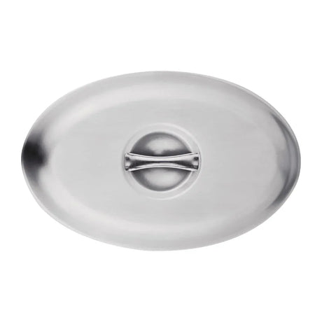 P182 Olympia Oval Vegetable Dish Lid 250 x 170mm - JD Catering Equipment Solutions Ltd