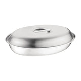 P182 Olympia Oval Vegetable Dish Lid 250 x 170mm - JD Catering Equipment Solutions Ltd