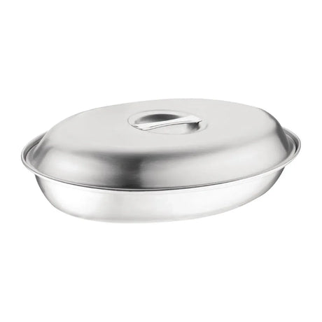 P182 Olympia Oval Vegetable Dish Lid 250 x 170mm - JD Catering Equipment Solutions Ltd