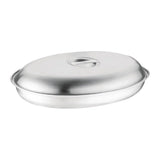 P183 Olympia Oval Vegetable Dish Lid 290 x 200mm - JD Catering Equipment Solutions Ltd