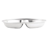 P184 Olympia Oval Vegetable Dish Two Compartments 200mm