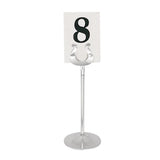 P343 Stainless Steel Table Number Stand 205mm