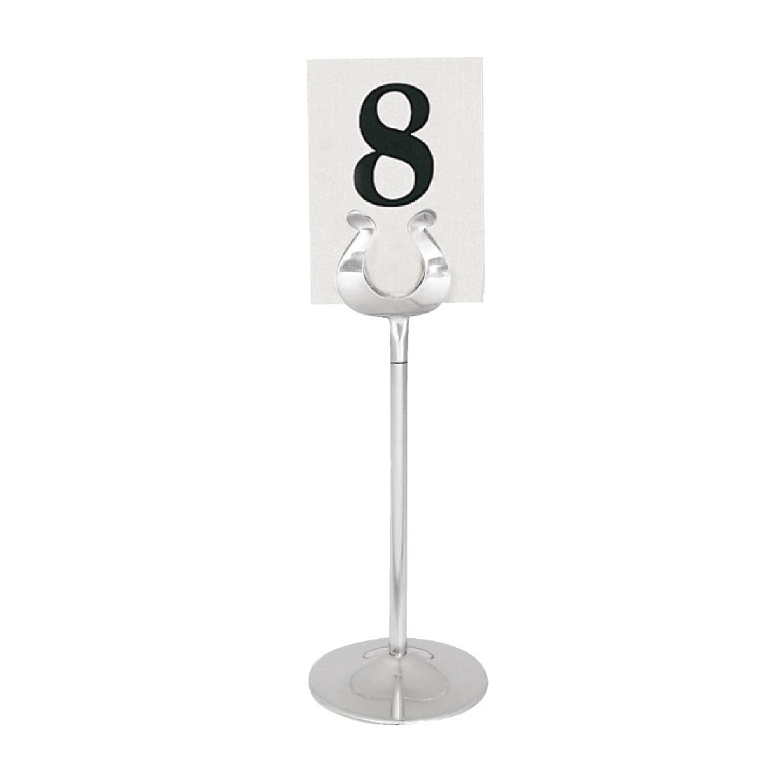 P342 Stainless Steel Table Number Stand 100mm