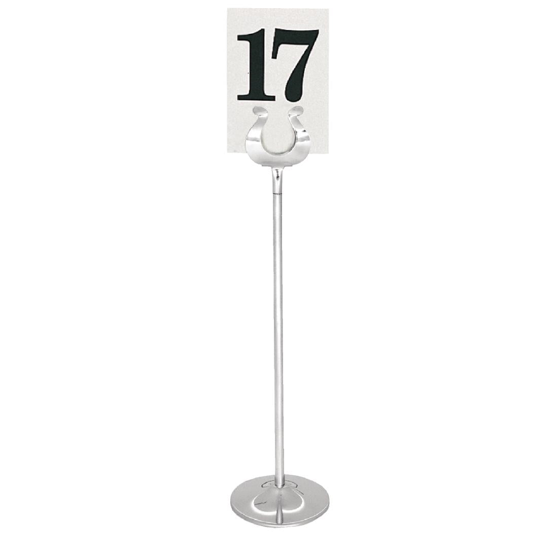 Stainless Steel Table Number Stand 255mm