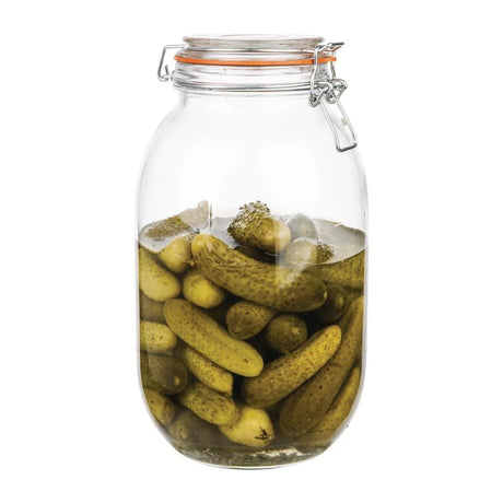 P495 Vogue Clip Top Preserve Jar 3000ml - JD Catering Equipment Solutions Ltd