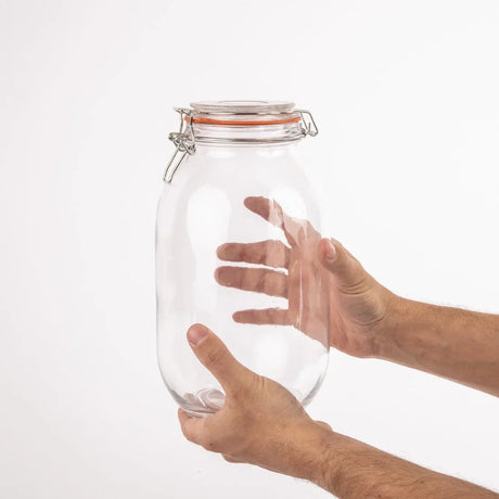 P495 Vogue Clip Top Preserve Jar 3000ml - JD Catering Equipment Solutions Ltd