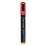 P523 Securit 6mm Liquid Chalk Pen Red