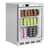 PC008 Polar C-Series Undercounter Display Freezer - Stainless Steel