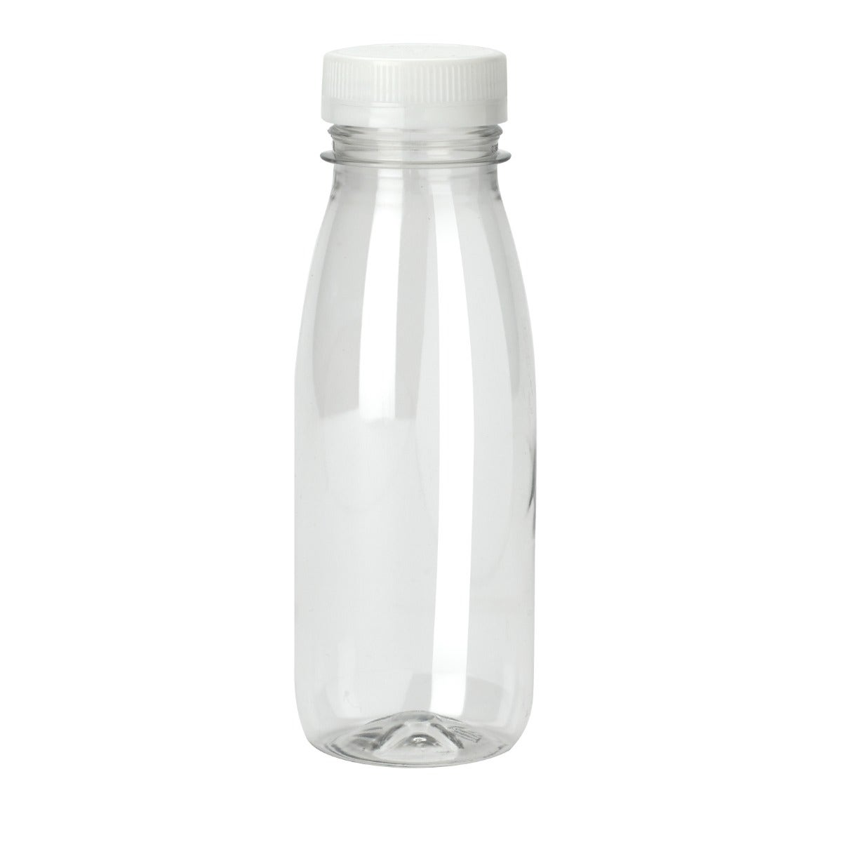 PET Bottle with Tamper Evident Lid - 250ml - 216/ctn - clear - BioPak commercial catering consumable