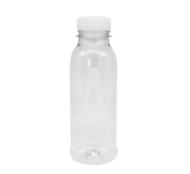 PET Bottle with Tamper Evident Lid - 330ml - 176/ctn - clear - BioPak commercial catering consumable