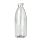 PET Bottle with Tamper Evident Lid - 1000ml - 88/ctn - clear - BioPak commercial catering consumable