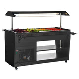 PG007 Polar G-Series Refrigerated Buffet Bar in Black