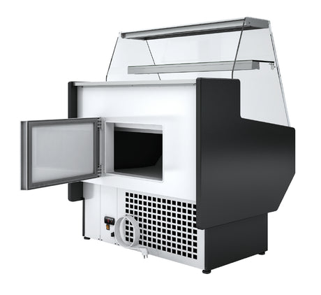Polar G-Series Straight Glass Serve Over Counter Fridge 1m