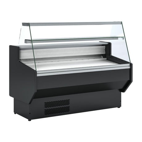Polar G-Series Straight Glass Serve Over Counter Fridge 1.5m