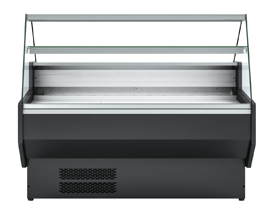 Polar G-Series Straight Glass Serve Over Counter Fridge 1.5m