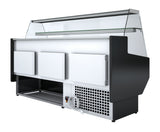 Polar G-Series Straight Glass Serve Over Counter Fridge 2m