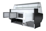 Polar G-Series Straight Glass Serve Over Counter Fridge 2m