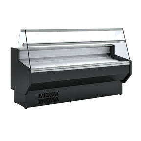 Polar G-Series Straight Glass Serve Over Counter Fridge 2m