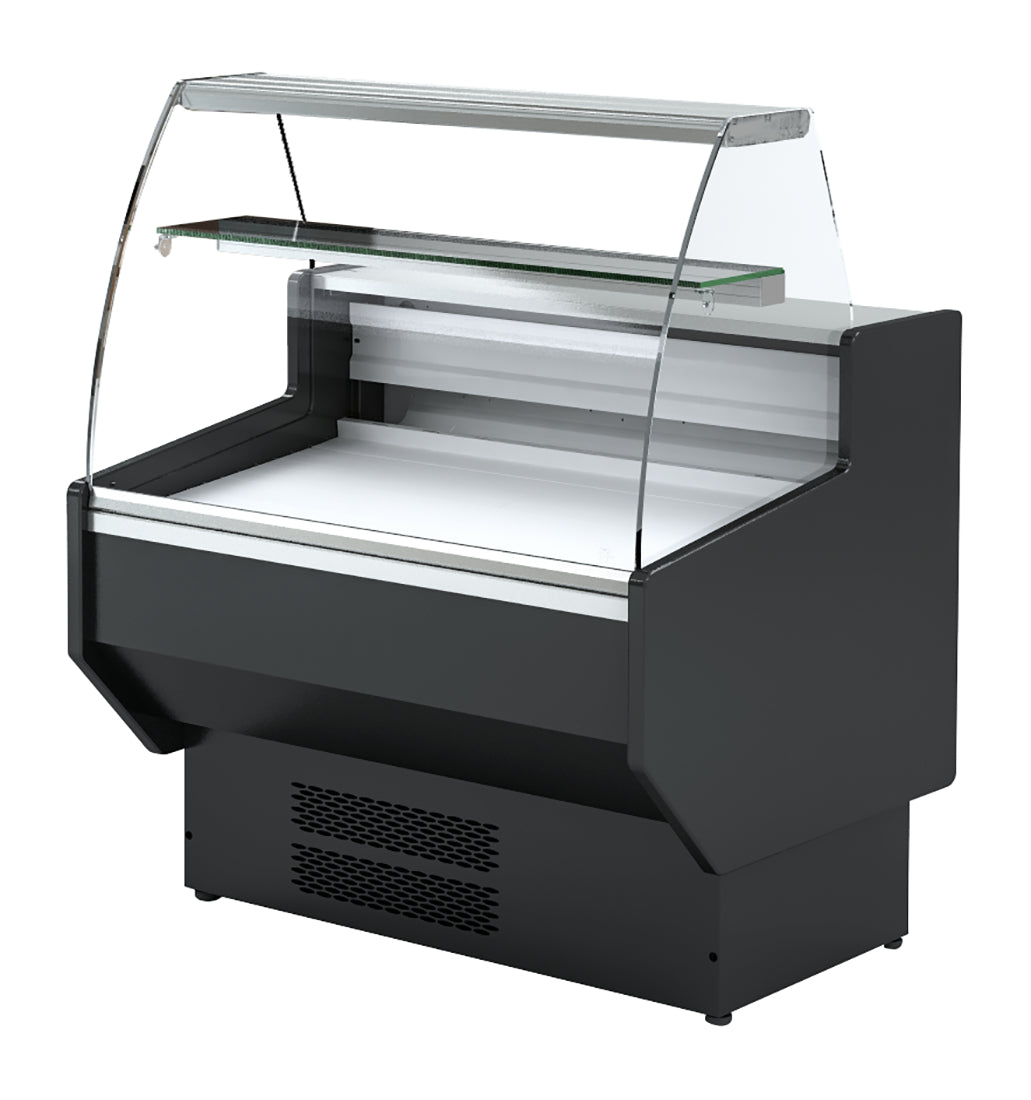 Polar G-Series Curved Glass Serve Over Counter Fridge 1m