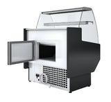 Polar G-Series Curved Glass Serve Over Counter Fridge 1m