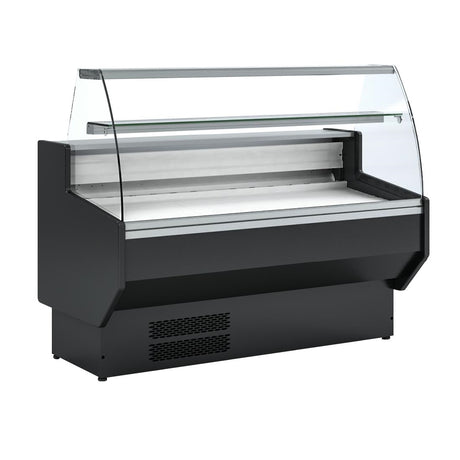 Polar G-Series Curved Glass Serve Over Counter Fridge 1.5m