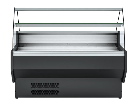 Polar G-Series Curved Glass Serve Over Counter Fridge 1.5m