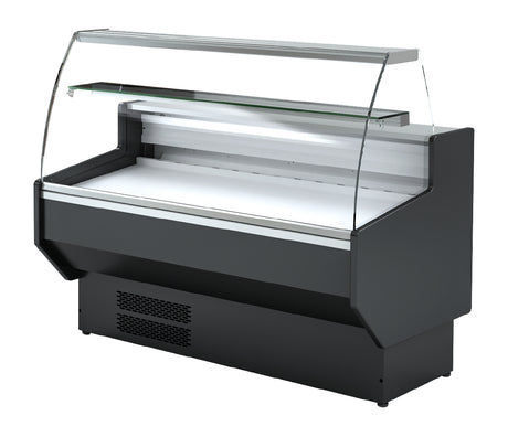 Polar G-Series Curved Glass Serve Over Counter Fridge 1.5m