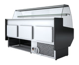 Polar G-Series Curved Glass Serve Over Counter Fridge 2m