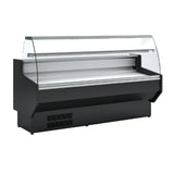 Polar G-Series Curved Glass Serve Over Counter Fridge 2m