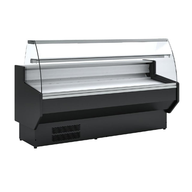 Polar G-Series Curved Glass Serve Over Counter Fridge 2m