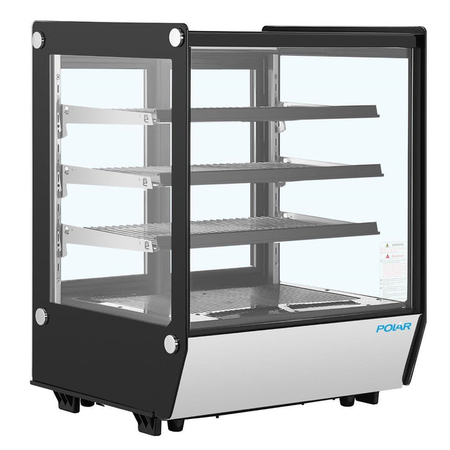 Polar G-Series Square Glass Countertop Display Fridge 145Ltr