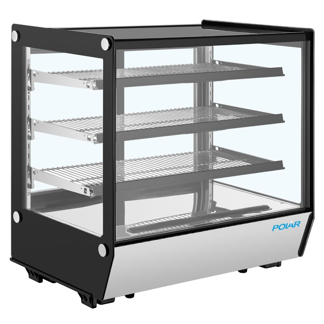 Polar G-Series Square Glass Countertop Display Fridge 185Ltr