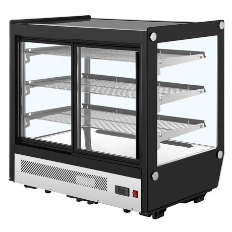 Polar G-Series Square Glass Countertop Display Fridge 185Ltr
