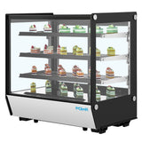 Polar G-Series Square Glass Countertop Display Fridge 185Ltr